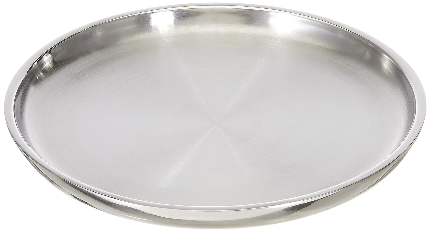 Nifty Stainless Steel Thali Set - 9 Pieces, Silver | 5 Katoris+ 1 Glass+ 1 Quarter Plate+ 1 Full Plate+ 1 Dessert Spoon - Easy To Clean & Dishwasher Friendly Nifty Stainless Steel Thali Set - 9 Pieces, Silver | 5 Katoris+ 1 Glass+ 1 Quarter Plate+ 1 Full Plate+ 1 Dessert Spoon - Easy To Clean & Dishwasher Friendly