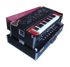 Musical Instrument Harmonium With Coupler - 9 Scale Changer (With Coupler), 37 Italian Keys, 3 3/4 Octave, 3 Set Of Premier Star Reeds (Male, Male & Female), Seven Folded Below