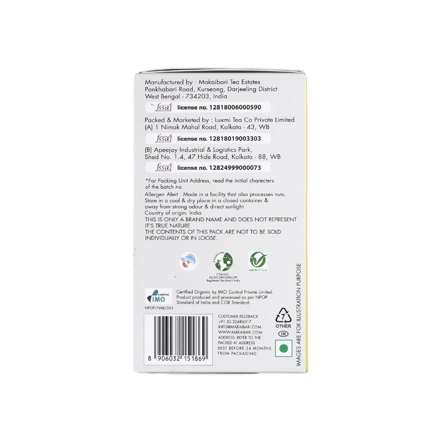 Makaibari Tea Treasures Darjoolong Tea - 50gm, 1.7 Ounce, 25 Tea Bags | USDA Certified Premium Darjeeling Oolong Tea - Darjeeling Long Leaf Tea | Medium Caffeine Makaibari Tea Treasures Darjoolong Tea - 50gm, 1.7 Ounce, 25 Tea Bags | USDA Certified Premium Darjeeling Oolong Tea - Darjeeling Long Leaf Tea | Medium Caffeine
