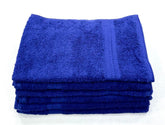 Bombay Dyeing Tulip 100% Soft Cotton Hand Towels 1200 Gsm (Navy Blue) - Set Of 6