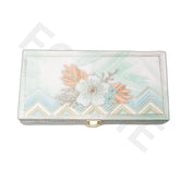 Fancy Shagun Cash Box Or Gaddi Box For Gifting Money On Wedding, New Born Baby, Ring Ceremony Pattern1pc, Material - Wood, Colour - Sea Green Flower
