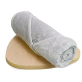 Heelium Bamboo Bath Towel 600 Gsm | Ultra Absorbent | 3x Softer Than Cotton Towels (Light Grey)