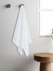 Ivaza Cotton Face Towel Super Soft Bath Towels | Soft & Absorbent Bath Towels (White)- Pack Of 4
