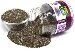 Midiron Chia Seeds With High Fiber & Protein Healthy Chia Seeds For Weight Loss, Unroasted Chia Seed Edible, Immunity Booster, Rich In Calcium | 400gm 0.8lbs Each Pack Of 2