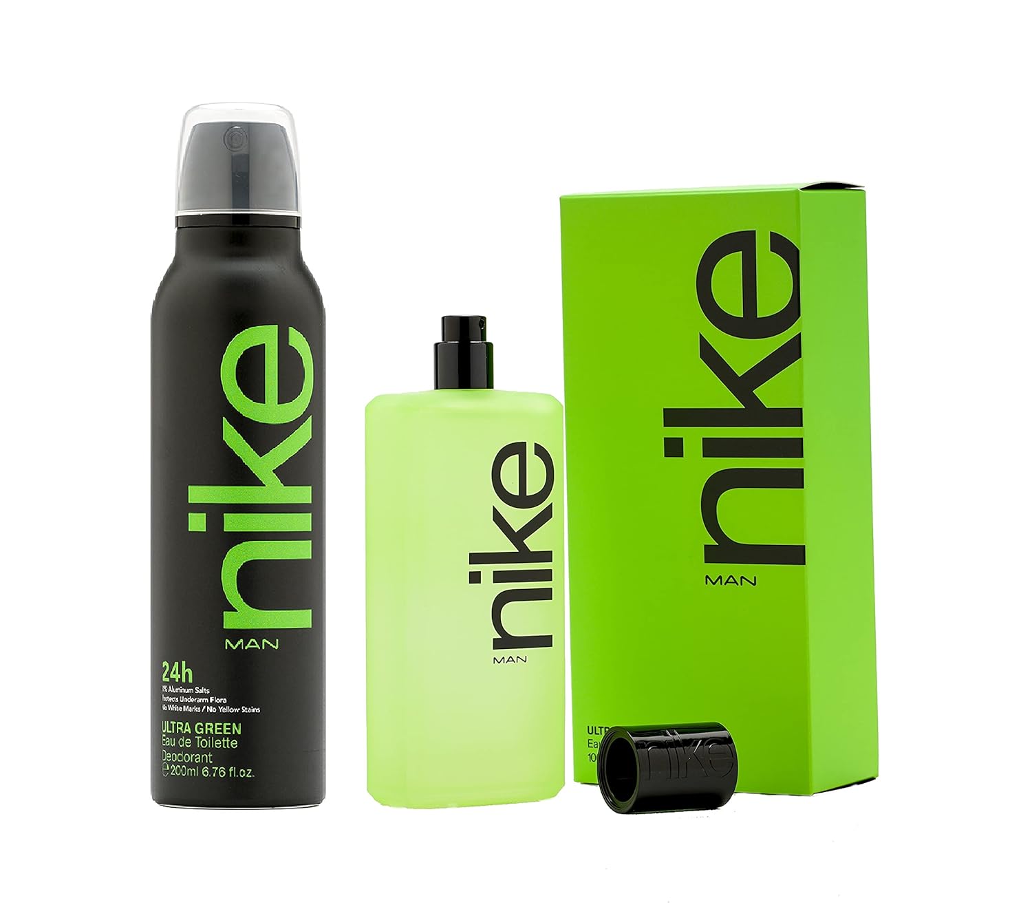 Nike Ultra Green Man Deodorant & Ultra Green Eau De Toilette Perfume 300ml 10.1 Fl.oz. | Perfect Gift Set For Husband Nike Ultra Green Man Deodorant & Ultra Green Eau De Toilette Perfume 300ml 10.1 Fl.oz. | Perfect Gift Set For Husband