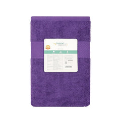 Trident 100% Cotton Bath Towels Large Size Soft & Absorbent 450 Gsm | Urban Comfort (Purple)
