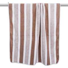 Black Gold The Finer Touch Microfiber Hand Towel 750 Gsm | Soft & Quick Dry, Super Absorbent, Lightweight Towel (Brown & White) - Pack 0f 3
