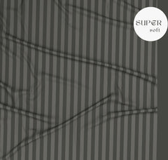 Cotton Single Bedsheet With One Pillow Cover - 90 X 60 Inches, Grey | Soft & Breathable Premium Printed Design Bedsheet