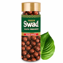 Panjon Swad Paan Shots 180gm, (Instant Paan Candy Mouthfreshner) Toffee Balls | 1 Bottle