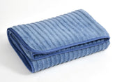 Cotton Bolls Premium Microfiber Bath Towel 300 Gsm | Ultra-Soft, Highly Absorbent, Superior Comfort, Durable & Elegant Design (Navy)