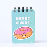 Spiral Pocket Notebook, Cute Mini Notepad, Handy Notebook For School (Donut) Pack Of 1