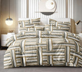 King Size Double Bedsheet With Two Pillow Covers - 108 X 108 Inches, Multicolor | Smooth To Touch, Breathable & Long Lasting - Ideal For Everyday Comfort