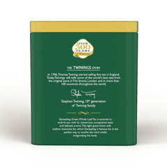 Twinings Darjeeling Whole Leaf Green Tea - 50gm, 1.7 Ounce | Delicate Flavor, Mystical & Enchanting - High Caffeine Loose Leaf Tea | Light Flavor Strength
