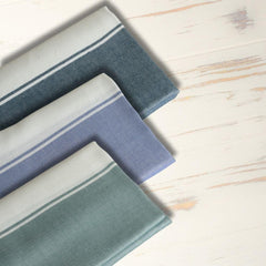 Aero Weav Ultra Lightweight Bamboo Bath Towel 600gsm | Compact, Portable & Less Than Skin-Friendly & Eco-Friendly Travel Towel (Denim Blue, British Lavender & Jade Forest)- Pack Of 3