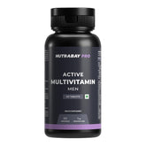 Nutrabay Pro Active Multivitamin For Men , 25 Vital Vitamins & Minerals With Zinc, Vitamin C, D, B12, & Multiminerals | Enhances Energy , Stamina & Immunity | 30 Tablets , 50gm 0.1lbs