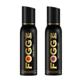 Fogg Fresh Fougere & Spicy Premium No Gas Deodorant For Men | Long-lasting Perfume Body Spray 120ml Each 4 Fl.oz.