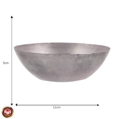 Multipurpose Pure Black Iron Bowl | Iron Katora, Shani Katora, Pooja Bowl 5 X 11 Cm