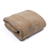 Linear Microfiber Towel 300 Gsm | Soft & Absorbent Large Size Bath Towel For Men & Women (Yellow)