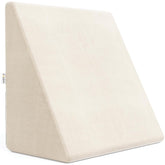 Wedge Pillows, Orthopedic Memory Foam Back Support For Bed, Cream Color - 18 L X 17.5 W X 11 H Inch | Wedge Cushion, For Acid Reflux, Snoring, Gerd, Leg Elevation, Multipurpose Wedge Pillow
