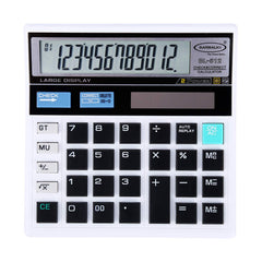 Bambalio BL-512W Electronic Calculator - 3 Years Warranty & 3 Years Battery Life | 12 Digits-large LC Display ,112 Steps Check & Correct