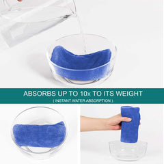 Sassoon Venir Microfiber Hair Wrap Towel 450 Gsm | For Women With Smooth Texture Super Absorbent Quick Dry Hair Turban (Heaven)