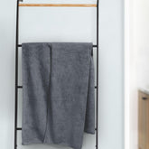 Sassoon Venir Microfiber Bath Towel 450 Gsm | Ultra Soft Material, Towel Large Size For Women (Stormdust)