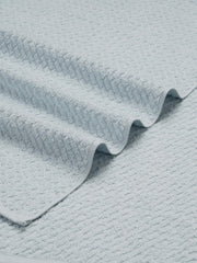 Spaces 100% Cotton Large Bath Towel 400 Gsm | For Men & Women Super Absorbent, Quick Dry, Ultra Soft Dobby Solid Design Towels Large Size (Delicate Blue)