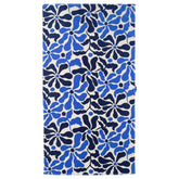 Ikea Gulyxne Beach Towel, Blue/Floral Pattern
