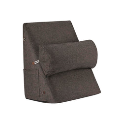 Adjustable Wedge Pillow, Prevents Acid Reflux & Snoring, Bed Pillow, Dark Brown | Made Of Memory Foam Pillow, Microfiber For Neck & Back Support | Soft Washable Cover, Multi-Purpose Use