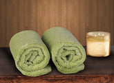 Bombay Dyeing Thyme Ultrx Cotton Hand Towel 400 Gsm (Green) -2 Pieces