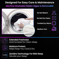 Orthopedic Cooling Gel Memory Foam Pillow For Cervical & Neck Pain Relief | Soft Contour Cushion Support For Spine Alignment & Back Pain | Ultimate Support & Comfort, Soft Pillow