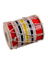 Wooden Dholak For Kids & Babies - Multicolor | Perfectly Symmetric Round Dholak - Dholak For Festival, Wedding, Satsang | Very Easy To Tune, Decorative Dholaki