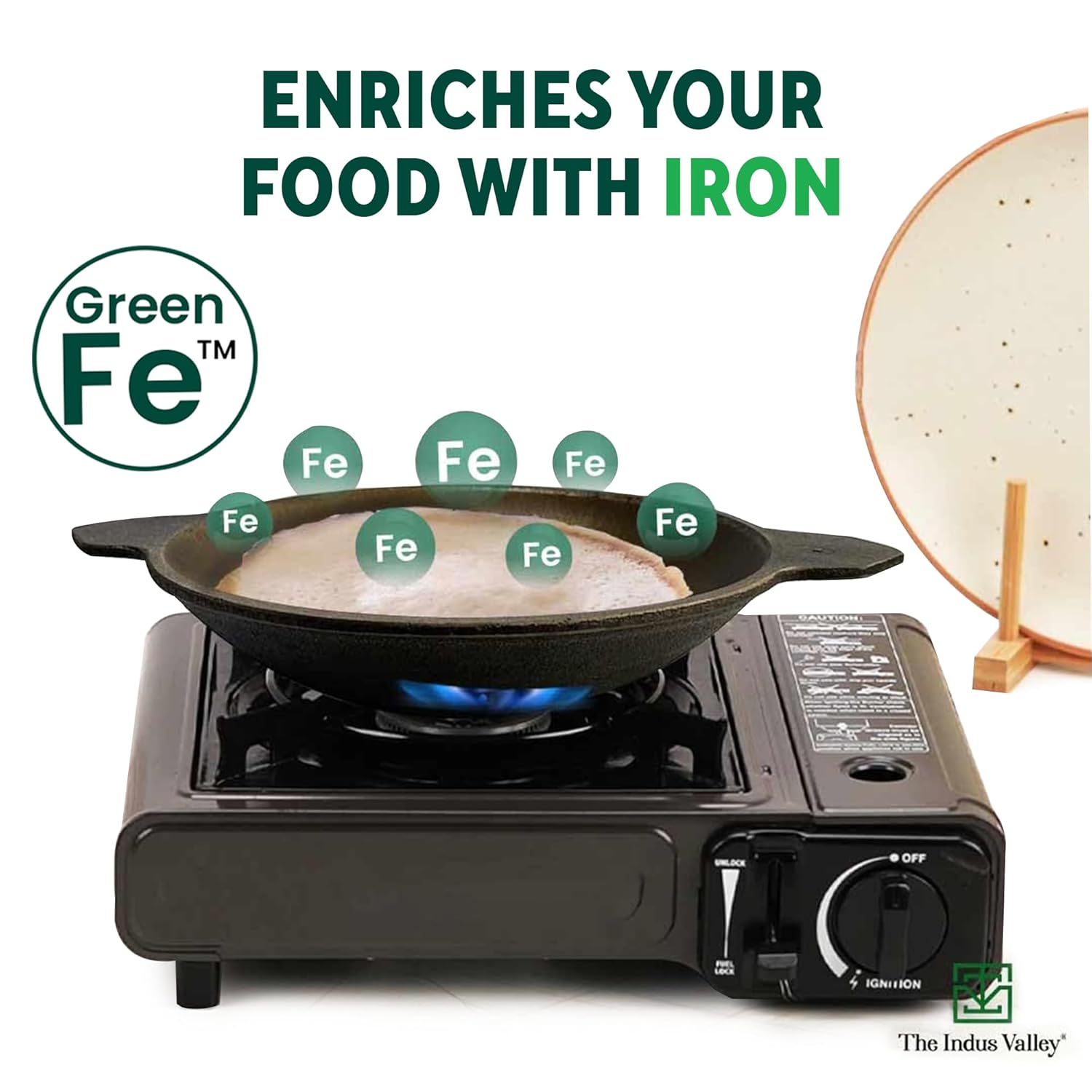 Super Smooth Black Cast Iron Appam Pan - 22 Cm, 8.7 Inch, 0.5 Liter, 1.7 Kg | Gas Compatible, Nonstick Pre-Seasoned Appam Pan, 100% Pure & Toxin-Free, No Chemical Coating Super Smooth Black Cast Iron Appam Pan - 22 Cm, 8.7 Inch, 0.5 Liter, 1.7 Kg | Gas Compatible, Nonstick Pre-Seasoned Appam Pan, 100% Pure & Toxin-Free, No Chemical Coating