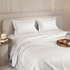 Premium Bedding Set King Size Bedsheet With 2 Pillow Covers | 90 X 108 Inches, White | Ultimate Comfort, Breathable - Wedding Gift For Couples