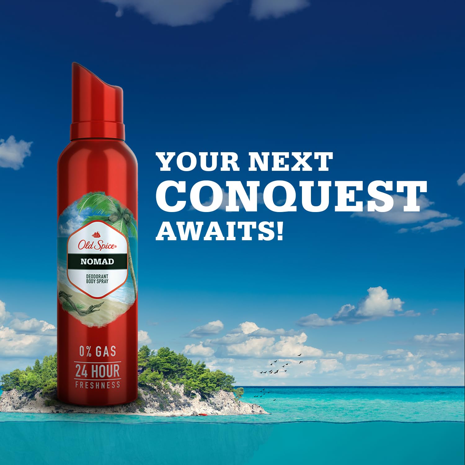 Old Spice Pack Of 2 Deodorant  Lionpride + Nomad 140ml Each 4.7 Fl.oz. No Gas Body Spray For Men | 24 Hour Long Lasting Freshness Old Spice Pack Of 2 Deodorant  Lionpride + Nomad 140ml Each 4.7 Fl.oz. No Gas Body Spray For Men | 24 Hour Long Lasting Freshness
