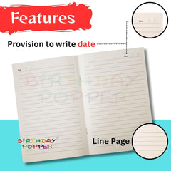 Animal-Themed Kids Notebooks As Birthday Return Gifts - Ruled 64 Pages, A5 Size, Pack Of 10