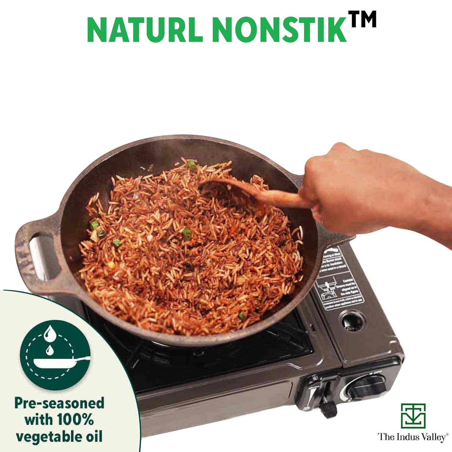 Super Smooth Black Cast Iron Cookware Set - Fry Pan 24.8cm + Kadai 26.1cm | Pack Of 2 - Nonstick Pre-Seasoned Cookware, 100% Pure & Toxin-Free, No Chemical Coating Super Smooth Black Cast Iron Cookware Set - Fry Pan 24.8cm + Kadai 26.1cm | Pack Of 2 - Nonstick Pre-Seasoned Cookware, 100% Pure & Toxin-Free, No Chemical Coating