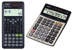 Casio FX-991ES Plus-2nd Edition Scientific Calculator & Casio Desktop Calculator | 14 Digit Display & 300 Steps Check & Correct Calculator