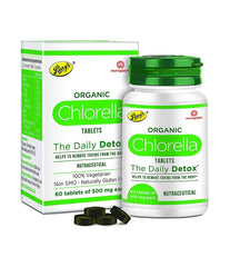 Parry's Wellness Organic Chlorella The Ultimate Detox Superfood Protects Promotes Health, Removes Heavy Metals & Body Toxins, 100% Organic & Safe | 60 Tablets 100gm 0.2lbs