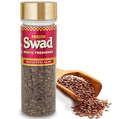 Panjon Swad Roasted Alsi Mukhwas 210gm, | Digestive Mouth Freshener
