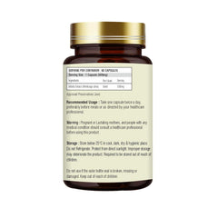 Mokshveda Alfalfa Capsule May Used For Bone & Joint Support Pain Relief, Immunity & Blood Purification | 60 Capsules, 100gm 0.2lbs