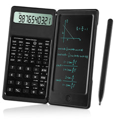Ipepul Scientific Calculators For Students, 10 Digit Large Screen, Math Calculator With Notepad, Classroom Must Haves For Middle High School Supplies & College (Black)
