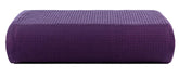 Casa Copenhagen Egyptian Cotton Waffle Large Bath Towel 500 Gsm (Dark Purple)