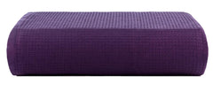 Casa Copenhagen Egyptian Cotton Waffle Large Bath Towel 500 Gsm (Dark Purple)