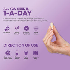 Nature & Thought Boswellia Serrata Shallaki Capsules Gut Health Supplement, Ibs Support, Anti - Inflammatory | 30 Capsules 50gm 0.1lbs