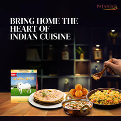 100% Natural Cow'S Ghee By Patanjali | High In Vitamins A, D & Healthy Desi Ghee Good For Parathe | (500ml) 16.9 Ounce | Box Pack