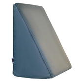 Wedge Pillow Memory Foam For Back Support, Grey Standard Size - 18 L X 17.5 W X 10 H Inch | Wedge Cushion Pillow, Acid Reflux, Snoring, Gerd, Leg Elevation, Pregnancy | Bed Wedge Pillow