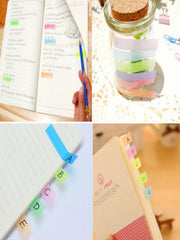 125 Pcs Plastic Arrow Flags Index Tab Self Sticky Notes Highlighter Bookmarks For Office College