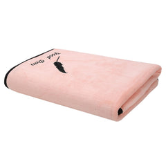 Khillayox Microfiber Unisex Anti-Bacterial Large Size Bath Towel 400 Gsm | Super Soft & Super Absorbent Bath Towels For Men, Women (Peach)