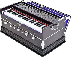 Harmonium With Cover - 3 1/4 Octave, Double Fold Bellow, 39 Keys, 7 Stopper, 2 Reeds (Bass- Male)